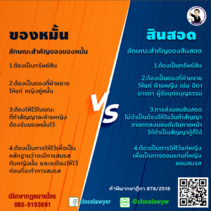 ของหมั้น vs สินสอด